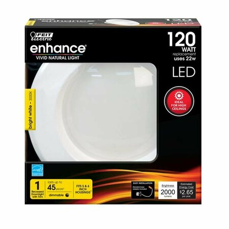 CLING 5-6 in. 120 Watts LED Downlight, Bright White CL3310954